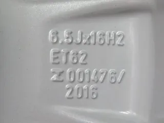 Original Mercedes Sprinter Baureihe 910 16 Zoll 6-Speichen-Rad Sommerräder + RDKS Alufelgen A9104010700 Silber Sommerreifen 4x 8,5 mm - Bild 6