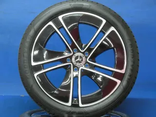 Original Mercedes-Benz CLE 236 / Coupé & Cabrio 19 Zoll 5-Speichen-Felge Winterräder + RDKS Alufelgen A2364014100 Schwarz Winterreifen neu. - Bild 1