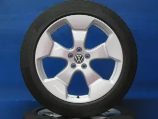 Original VW ID.BUZZ 20 Zoll Stockton Winterräder Alufelgen 1T3601025AB 1T3601025AC Silber Winterreifen 4x 8,4 mm - Bild 1