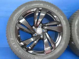 Original VW Touareg III Typ CR 20 Zoll Nevada Winterräder + RDKS Alufelgen 760601025AA Schwarz Winterreifen 2x 6 mm 2x 6,5 mm - Bild 12