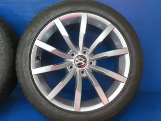 Original VW Passat Limousine VW Passat Variant 18 Zoll Monterey Sommerräder Alufelgen 3G0601025Q Anthrazit Sommerreifen 2x 6,7 mm / 2x 7,3 mm - Bild 9