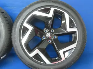Original VW Tiguan 3 Typ CT1 VW Tayron 19 Zoll Coventry Sommerräder Alufelgen 571601025H Schwarz Sommerreifen 4x 99% - Bild 8