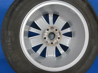Original VW Sharan Typ 7N 16 Zoll Memphis Sommerräder Alufelgen 7N0601025K Silber Sommerreifen 2x 5 mm / 2x 6,8 mm - Bild 4