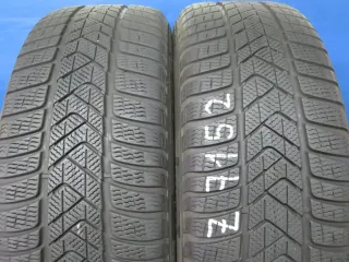 Original Mercedes E-Klasse All-Terrain Typ 213 19 Zoll 6-Speichen-Design Winterräder + RDKS Alufelgen A2534011600 Schwarz Winterreifen 2x 6,8 mm / 2x 7 mm - Bild 3