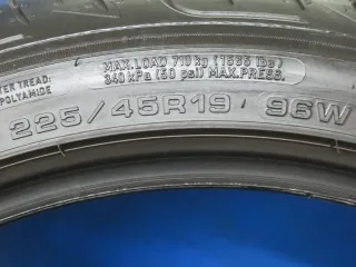 2x Sommerreifen 225/45R19 96W XL * RF Goodyear Eagle F1 Asymmetric 3 * RSC DOT 5019 Runflat 2x 5,3 mm gebraucht - Bild 7