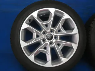 Original Audi SQ2 Typ GA 18 Zoll 5-V-Speichen-Design Winterräder Alufelgen 81A601025R Silber Winterreifen ca. 4x 5,5 mm - Bild 12