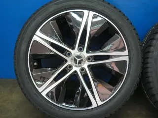 Original Mercedes A-Klasse Mercedes B-Klasse Mercedes CLA 18 Zoll 5-Speichen-Rad Winterräder + RDKS Alufelgen A1774010500 Schwarz Winterreifen neu - Bild 13