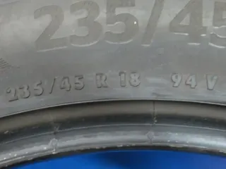 4x Sommerreifen 235/45 R18 94V Continental Premium Contact 6 DOT 3123 2x 5,1 mm / 2x 5,6 mm gebraucht - Bild 8