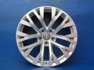 Original VW Touareg III Typ CR7 Alufelgen 18 Zoll Cascade 760601025H + RDKS + Nabendeckel gebraucht - Bild 3