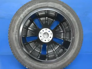 Original Mercedes Benz EQC Typ: N293 19 Zoll 5-Speichen-Rad Ganzjahresräder + RDKS Alufelgen A2934010100 Schwarz glanzgedreht Ganzjahresreifen 2x 5,5 / 2x 6,2 mm All-Wetter - Bild 4