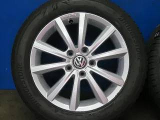 Original VW Golf 7 16 Zoll Merano Winterräder Alufelgen 5G0071496B Silber Winterreifen 2x 5,5 mm / 2x 6,5 mm - Bild 17