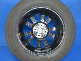 Original Hyundai 15 Zoll 5-Doppelspeichen-Design Winterräder Alufelgen HMD02-60547 Schwarz Winterreifen 5,6 mm / 6 mm - Bild 3