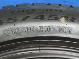 2x Sommerreifen 245/45 R18 100Y MO Pirelli Cinturato P7 MO DOT 4522 2x 6,3 mm - Bild 7