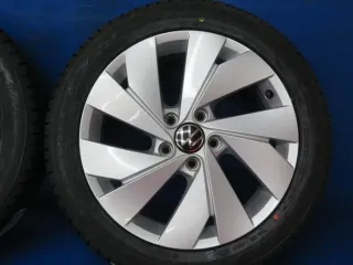 Original VW Golf 8 17 Zoll Belmond Ganzjahresräder Alufelgen 5H0601025B Silber Ganzjahresreifen - Bild 9
