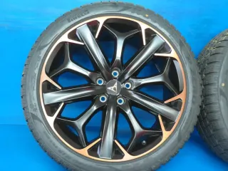 Original Cupra Formentor 19 Zoll 5-Y-Speichen-Rad Winterräder Alufelgen 5FF601025K Schwarz Winterreifen 4x 7,3 mm 99% - Bild 13