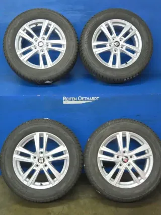 Original Seat Ateca 16 Zoll Abrera II Winterräder Alufelgen SE026016 Silber Winterreifen 2x 6,4 mm / 2x 7,5 mm - Bild 16