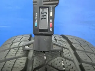 Original VW Touran II 16 Zoll Karlstad Winterräder Alufelgen 5TA601025Q Silber Winterreifen 2x 5,9 mm / 2x 7,4 mm - Bild 7