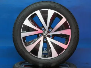 NEU Original VW T-Roc 18 Zoll 5-V-Speichen-Design Sommerräder Alufelgen 2GJ601025B Schwarz Sommerreifen - Bild 1