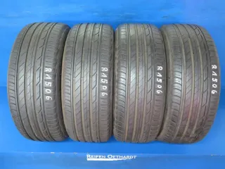 4x Sommerreifen 215/50 R18 92W Bridgestone Turanza T001 4921 2x 6,7 mm / 2x 7,3 mm gebraucht - Bild 1