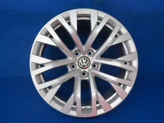 Original VW Touareg III Typ CR7 Alufelgen 18 Zoll Cascade 760601025H + RDKS + Nabendeckel gebraucht - Bild 4