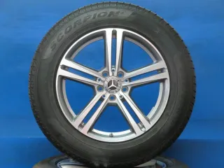 Original GLC-Klasse SUV + GLC Coupe Typ X253 + C253 18 Zoll 5-Doppelspeichen-Rad Winterräder + RDKS A2534014500 Grau Winterreifen 2x 5,6 mm / 2x 6,5 mm - Bild 1