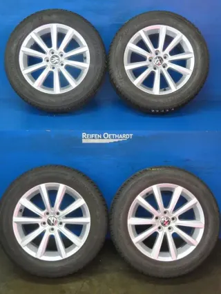 Original VW T-Cross VW Taigo 16 Zoll Merano Winterräder Alufelgen 2GM071496 Silber Winterreifen 4x 6,7 mm - Bild 13
