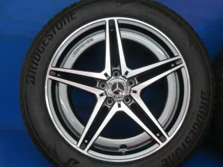 Original Mercedes Benz EQC Typ: N293 19 Zoll 5-Doppelspeichen-AMG-Rad Winterräder + RDKS Alufelgen A2934010700 Grau Winterreifen 2x 6,4 mm / 2x 7,2 mm - Bild 14
