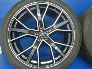 Original Audi Q7 + SQ7 Typ 4M.. 22 Zoll Performance Winterräder + RDKS Alufelgen 4M0601025DS Schwarz Winterreifen 4x +6 mm - Bild 9