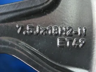 Original Mercedes A-Klasse Mercedes B-Klasse Mercedes CLA 18 Zoll 5-Speichen-Rad Winterräder + RDKS Alufelgen A1774010500 Schwarz Winterreifen neu - Bild 7