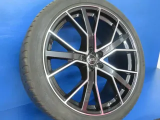Original Audi Q7 + SQ7 Typ 4M.. 22 Zoll Performance Winterräder + RDKS Alufelgen 4M0601025DS Schwarz Winterreifen 4x +6 mm - Bild 3