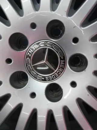 Original Mercedes V-Klasse Typ W447 Mercedes Vito Typ 447 Mercedes Vito Tourer Typ 447 17 Zoll Viel-Speichen-Rad Winterräder + RDKS A4474014900 / 2300 Silber Winterreifen - Bild 17