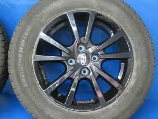 Original Hyundai 15 Zoll 5-Doppelspeichen-Design Winterräder Alufelgen HMD02-60547 Schwarz Winterreifen 5,6 mm / 6 mm - Bild 11