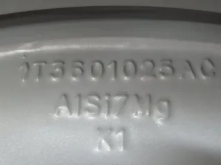 Original VW ID.BUZZ 20 Zoll Stockton Winterräder Alufelgen 1T3601025AB 1T3601025AC Silber Winterreifen 4x 8,4 mm - Bild 9