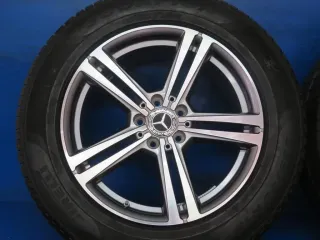 Original GLC-Klasse SUV + GLC Coupe Typ X253 + C253 18 Zoll 5-Doppelspeichen-Rad Winterräder + RDKS A2534014500 Grau Winterreifen 2x 5,6 mm / 2x 6,5 mm - Bild 14