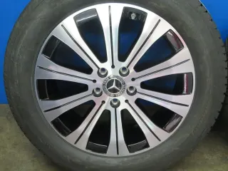 Original Mercedes Benz EQA Mercedes Benz EQB 18 Zoll 10-Speichen-Design Ganzjahresräder + RDKS Alufelgen A2434010000 Schwarz All-Wetter-Reifen 4x 7,5 mm - Bild 12