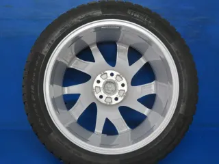Original Cupra Formentor 18 Zoll V-Speichen-Rad Winterräder Alufelgen 5FF601025C Silber Winterreifen 4x 7,1 mm - Bild 4