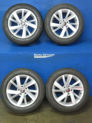 Original VW Golf 8 16 Zoll Gavia Winterräder Alufelgen 5H0071496 Silber Winterreifen 2x 6,5 mm / 2x 7 mm - Bild 17