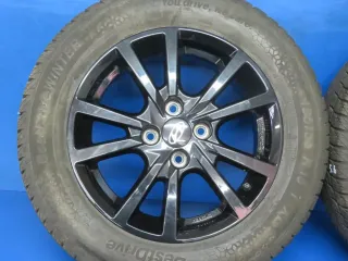 Original Hyundai 15 Zoll 5-Doppelspeichen-Design Winterräder Alufelgen HMD02-60547 Schwarz Winterreifen 5,6 mm / 6 mm - Bild 13