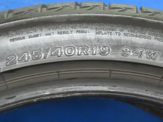 4x Sommerreifen 245/40 R19 94W Bridgestone Turanza T005 DOT 3223 4x 6 mm gebraucht Reifen - Bild 6