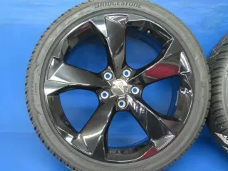 Original Cupra Leon 18 Zoll 5-Arm-Design Winterräder Alufelgen 5FA601025H Schwarz Winterreifen 4x 7,9 mm - Bild 9