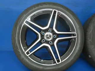 Original A-Klasse Typ 177 B-Klasse Typ 247 CLA Typ 118 18 Zoll Doppelspeiche AMG Sommerräder + RDKS Alufelgen A1774011500 Schwarz Sommerreifen 2x 6,2 mm / 2x 6,4 mm - Bild 14
