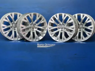 Original VW Touareg III Typ CR7 Alufelgen 18 Zoll Cascade 760601025H + RDKS + Nabendeckel gebraucht - Bild 1