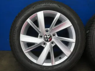 Original VW Golf 8 16 Zoll Gavia Winterräder Alufelgen 5H0071496 Silber Winterreifen 2x 6,5 mm / 2x 7 mm - Bild 16