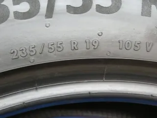 2x Sommerreifen 235/55 R19 105VXL Continental Premium Contact 6 DOT 0124 2x 6,5 mm - Bild 6