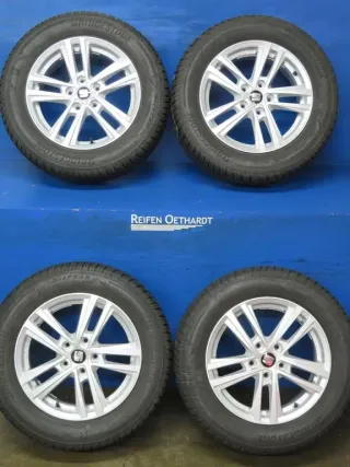 Original Seat Ateca 16 Zoll Abrera II Winterräder Alufelgen SE026016 Silber Winterreifen 2x 7,2 mm / 2x 7,6 mm - Bild 16