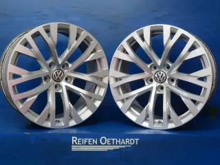 Original VW Touareg III Typ CR7 Alufelgen 18 Zoll Cascade 760601025H + RDKS + Nabendeckel gebraucht - Bild 2