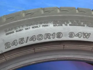 1x Sommerreifen 245/40 R19 94W Bridgestone Turanza T005 3421 1x 5,5 mm gebraucht - Bild 6