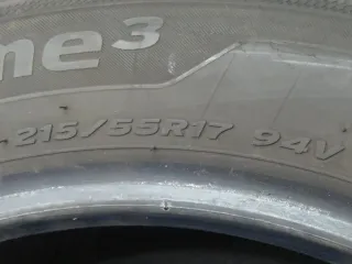 4x Sommerreifen 215/55 R17 94V Hankook Ventus Prime 3 DOT 2821 2x 6,2 mm / 2x 6,7 mm gebraucht - Bild 8
