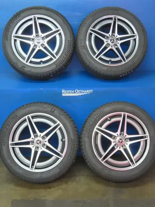Original Mercedes Benz EQC Typ: N293 19 Zoll 5-Doppelspeichen-AMG-Rad Winterräder + RDKS Alufelgen A2934010700 Grau Winterreifen 2x 6,4 mm / 2x 7,2 mm - Bild 18
