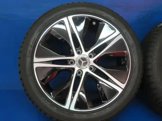Original Mercedes A-Klasse Mercedes B-Klasse Mercedes CLA 18 Zoll 5-Speichen-Rad Winterräder + RDKS Alufelgen A1774010500 Schwarz Winterreifen 2x 6,5 mm / 2x 7,5 mm - Bild 10